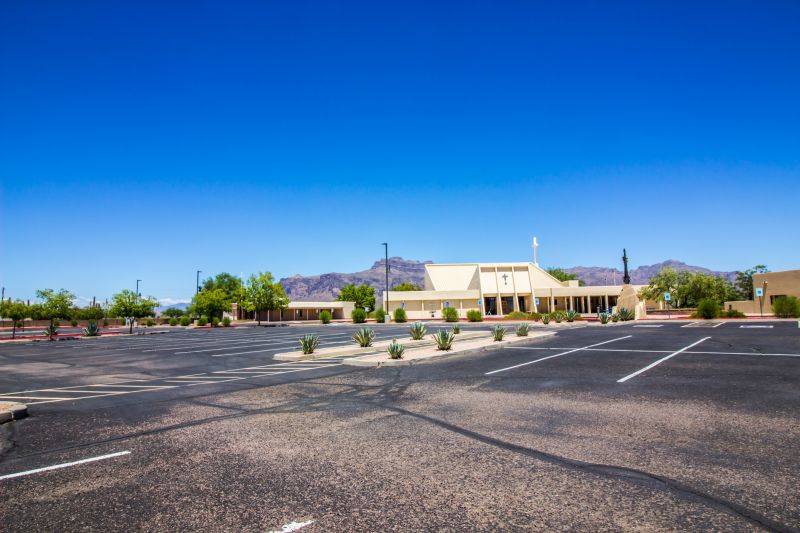 Finished Church Parking Lot