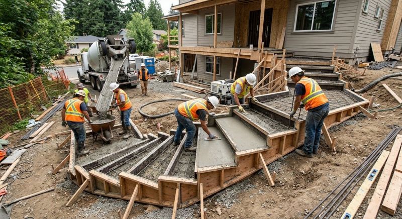Steps Pouring in Salt Lake City, UT